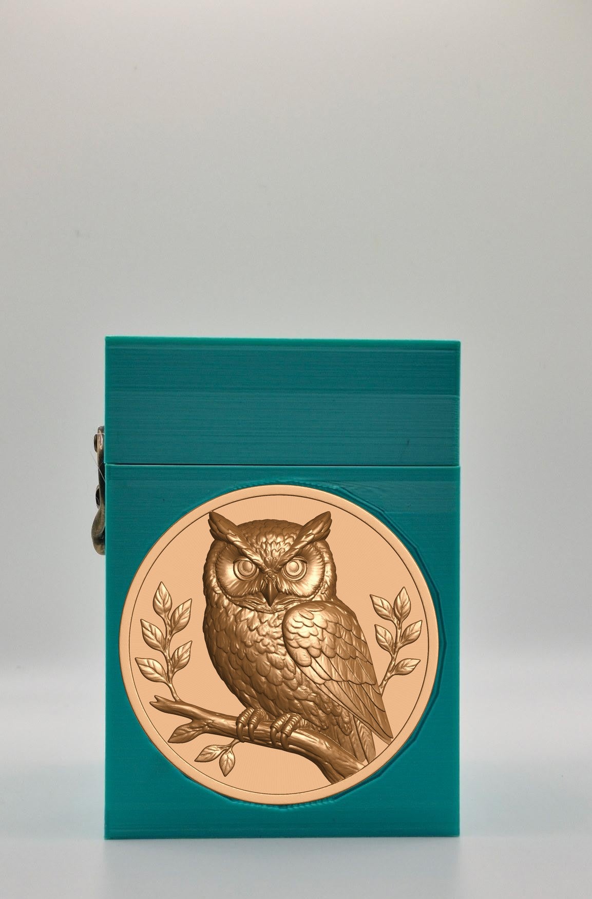 Owl Card Box — Green