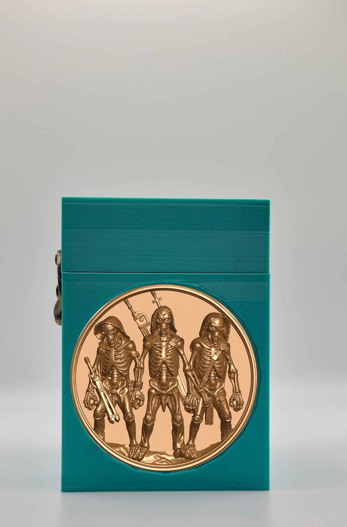 Skeleton Army Card Box — Green