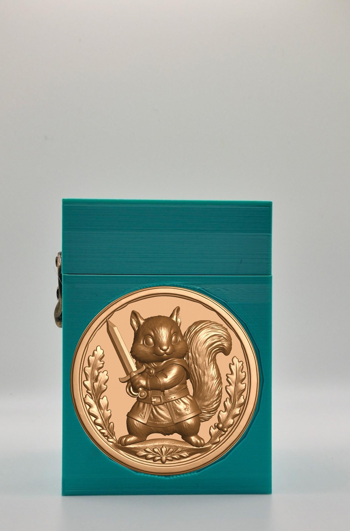 Squirrel Card Box — Green