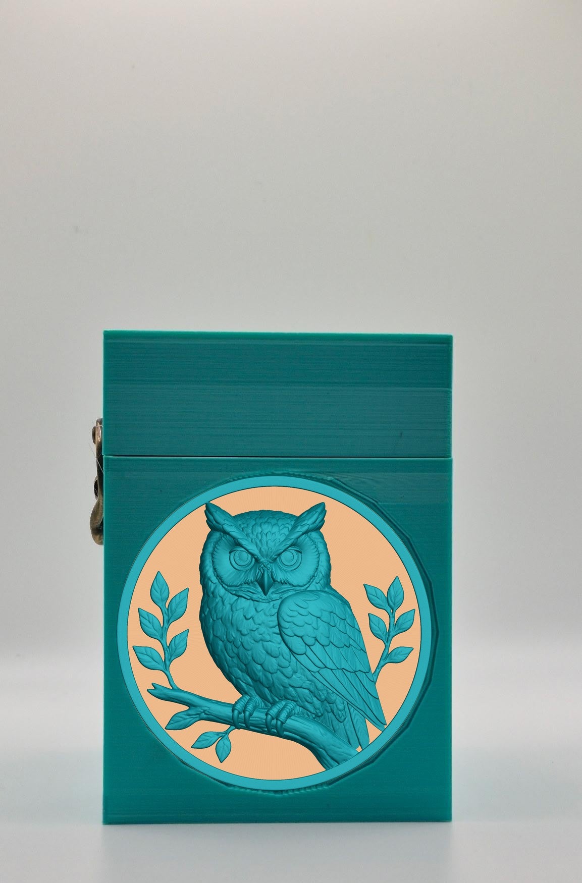 Owl Card Box — Green