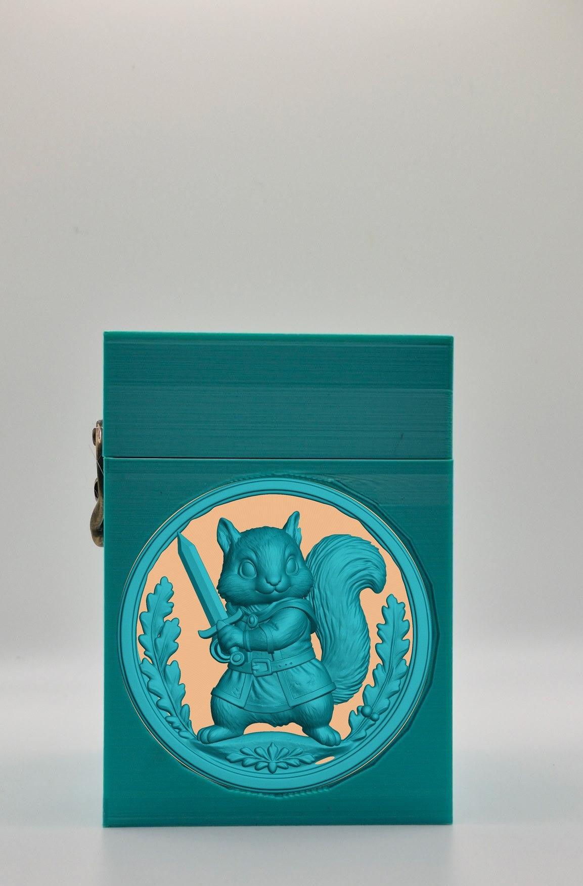Squirrel Card Box — Green