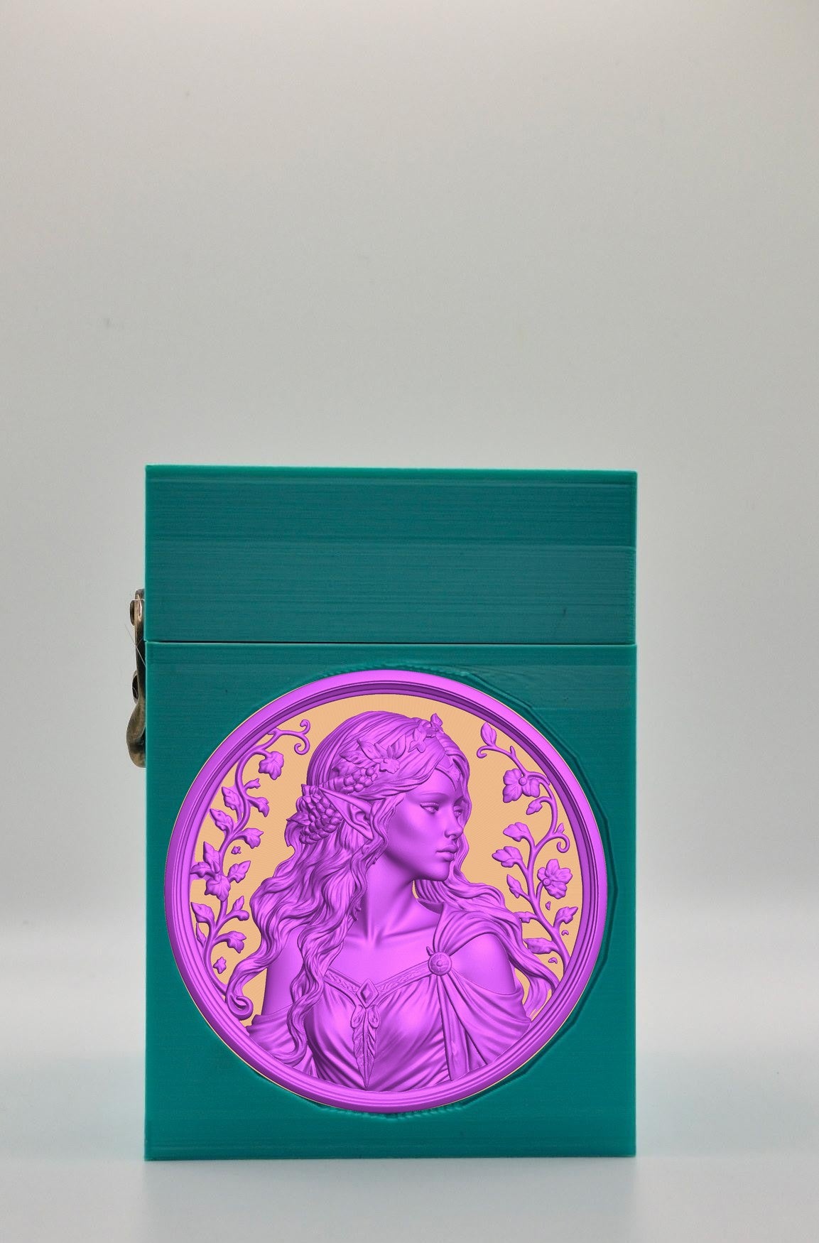 Elf Maiden Card Box — Green