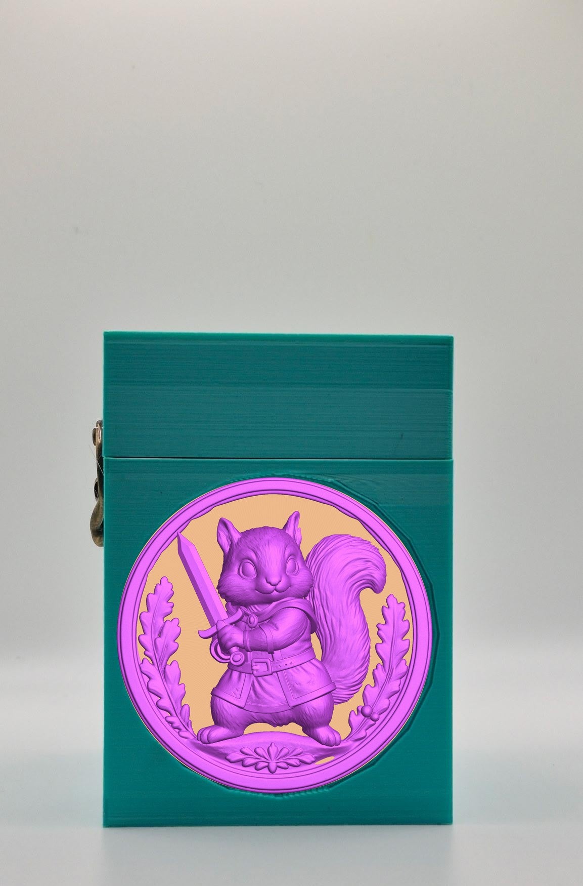 Squirrel Card Box — Green