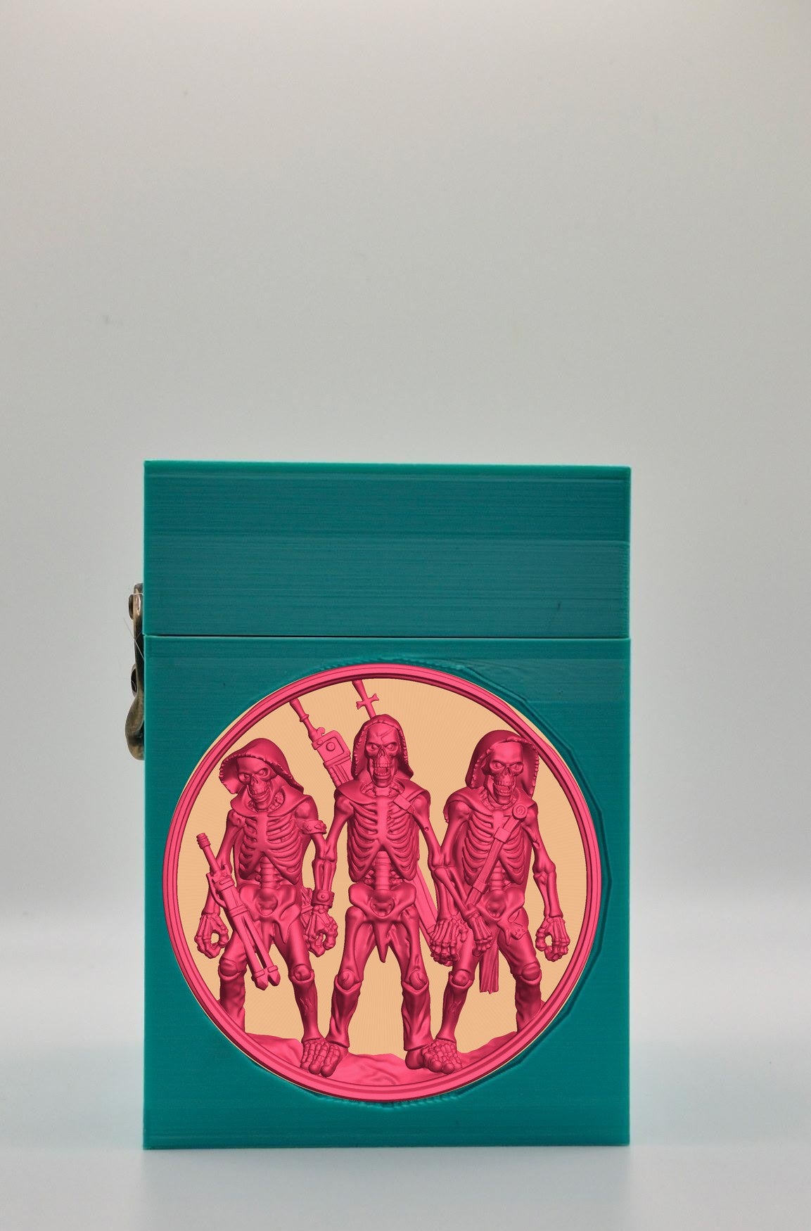 Skeleton Army Card Box — Green