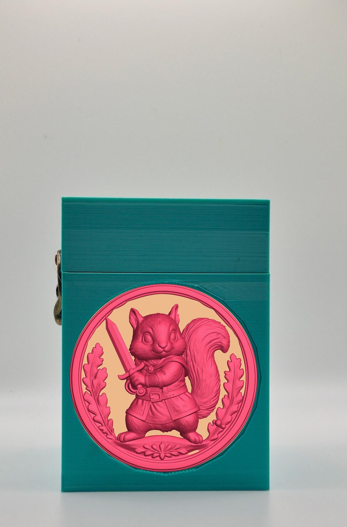 Squirrel Card Box — Green