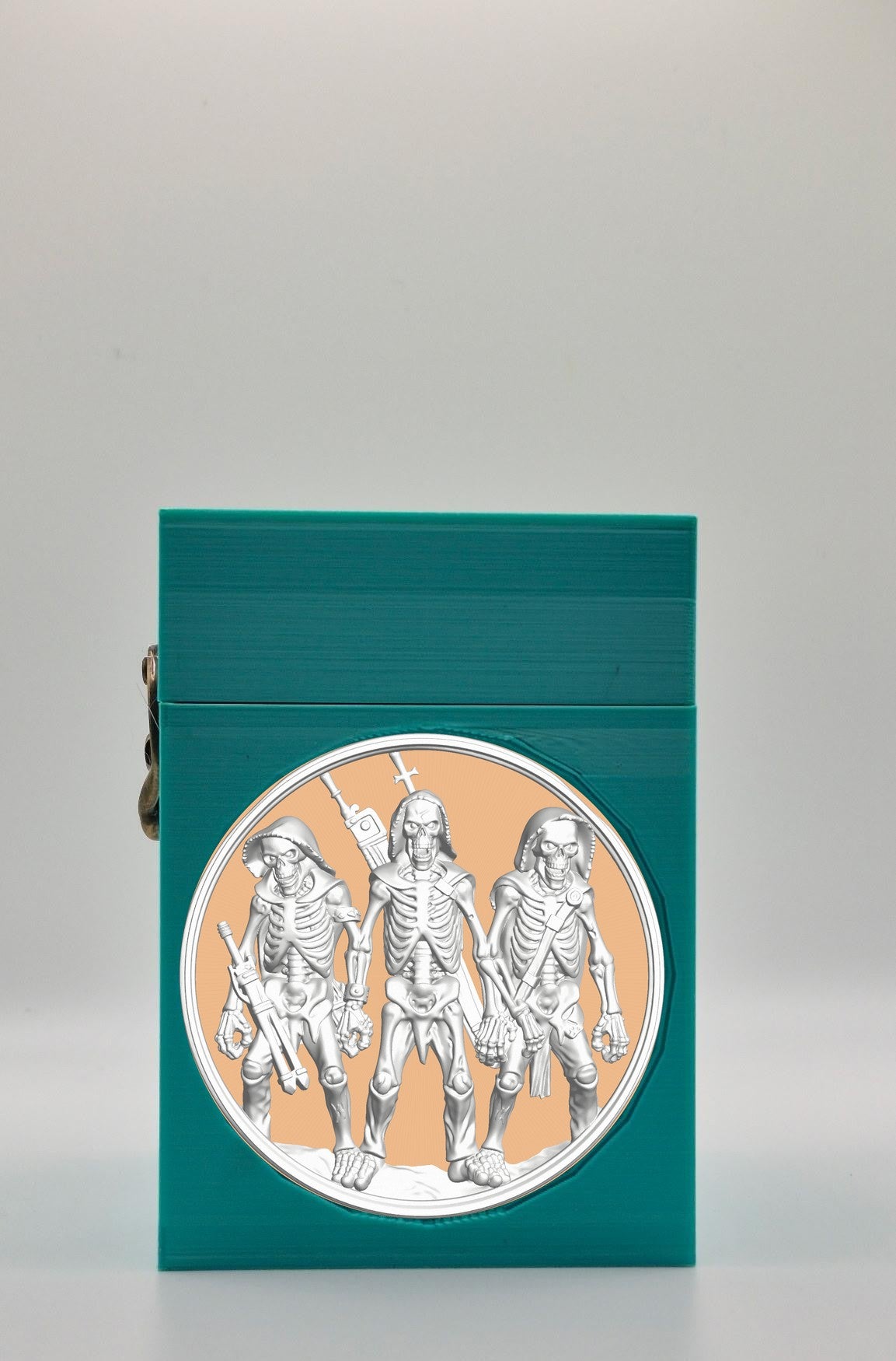 Skeleton Army Card Box — Green