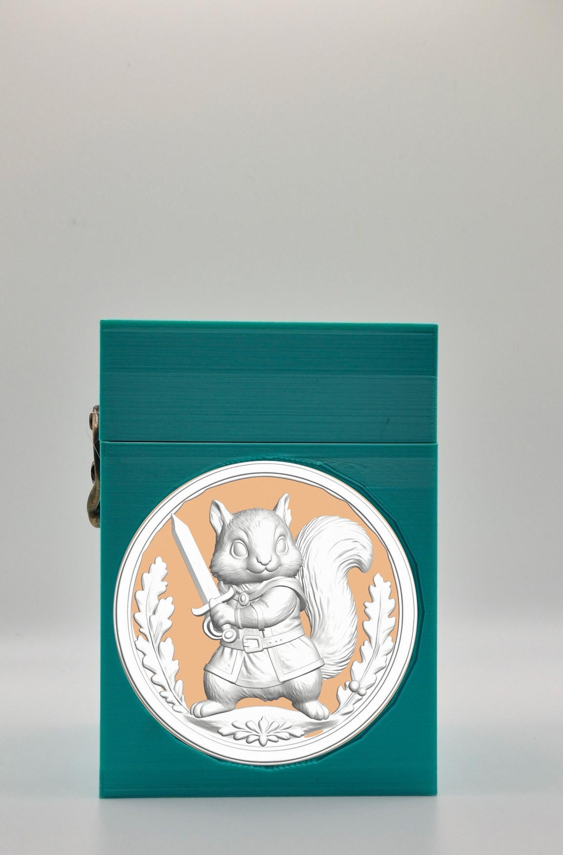 Squirrel Card Box — Green