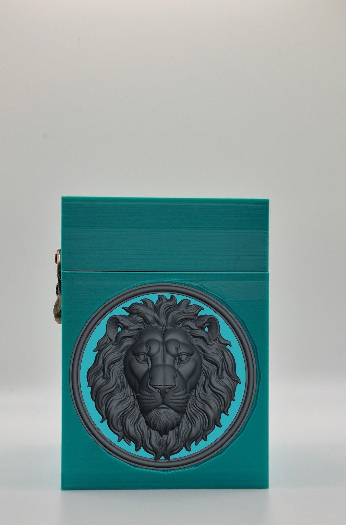 Lion Card Box — Green