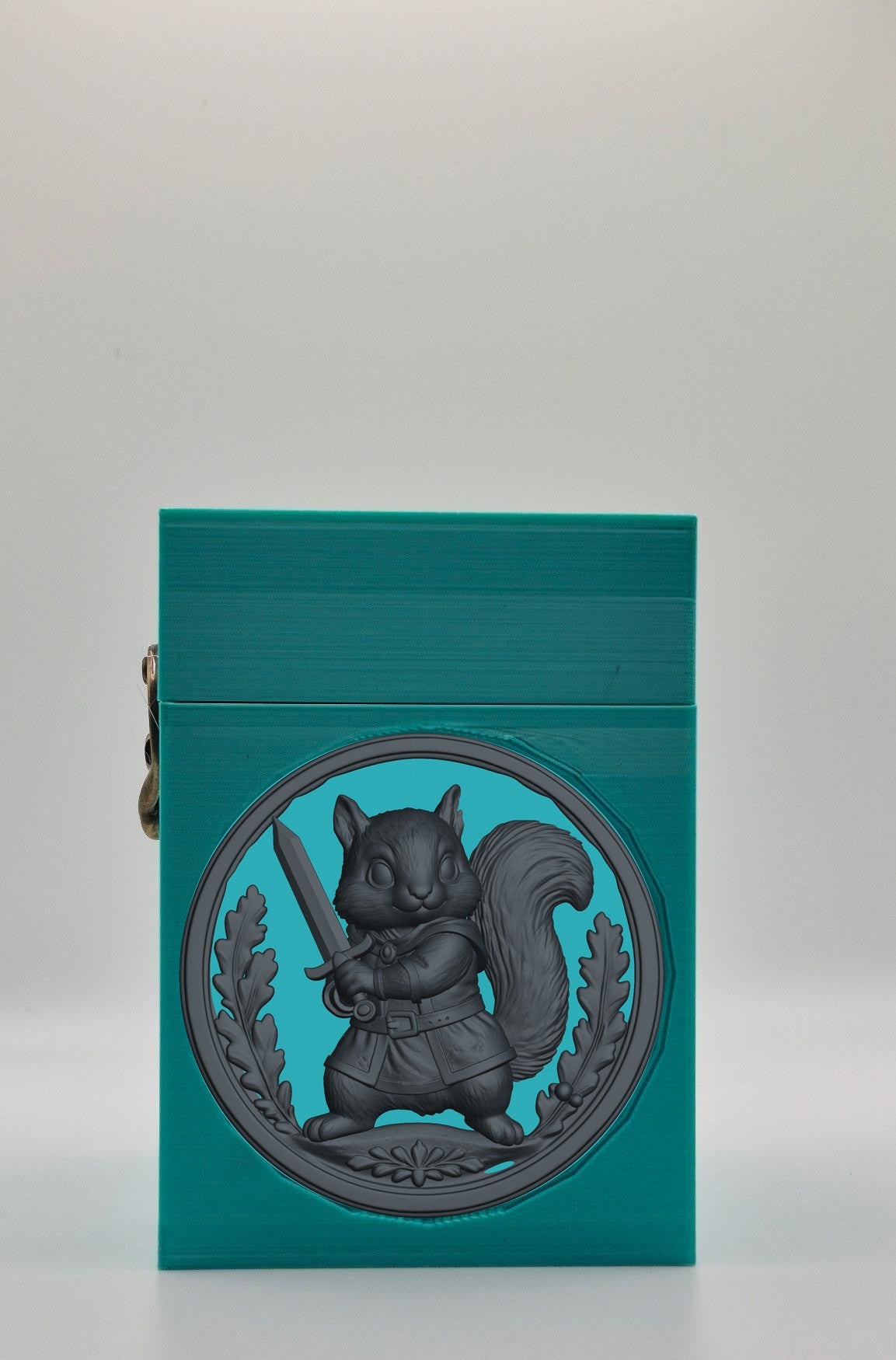 Squirrel Card Box — Green