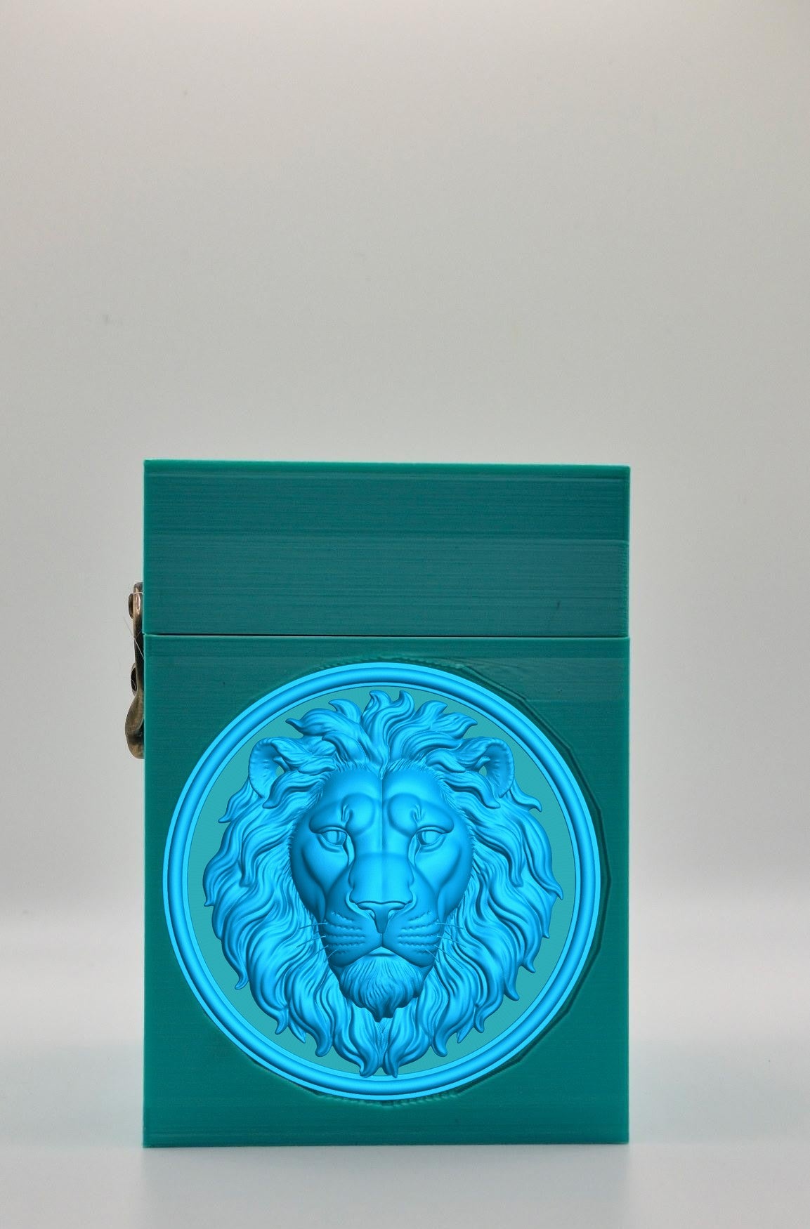 Lion Card Box — Green