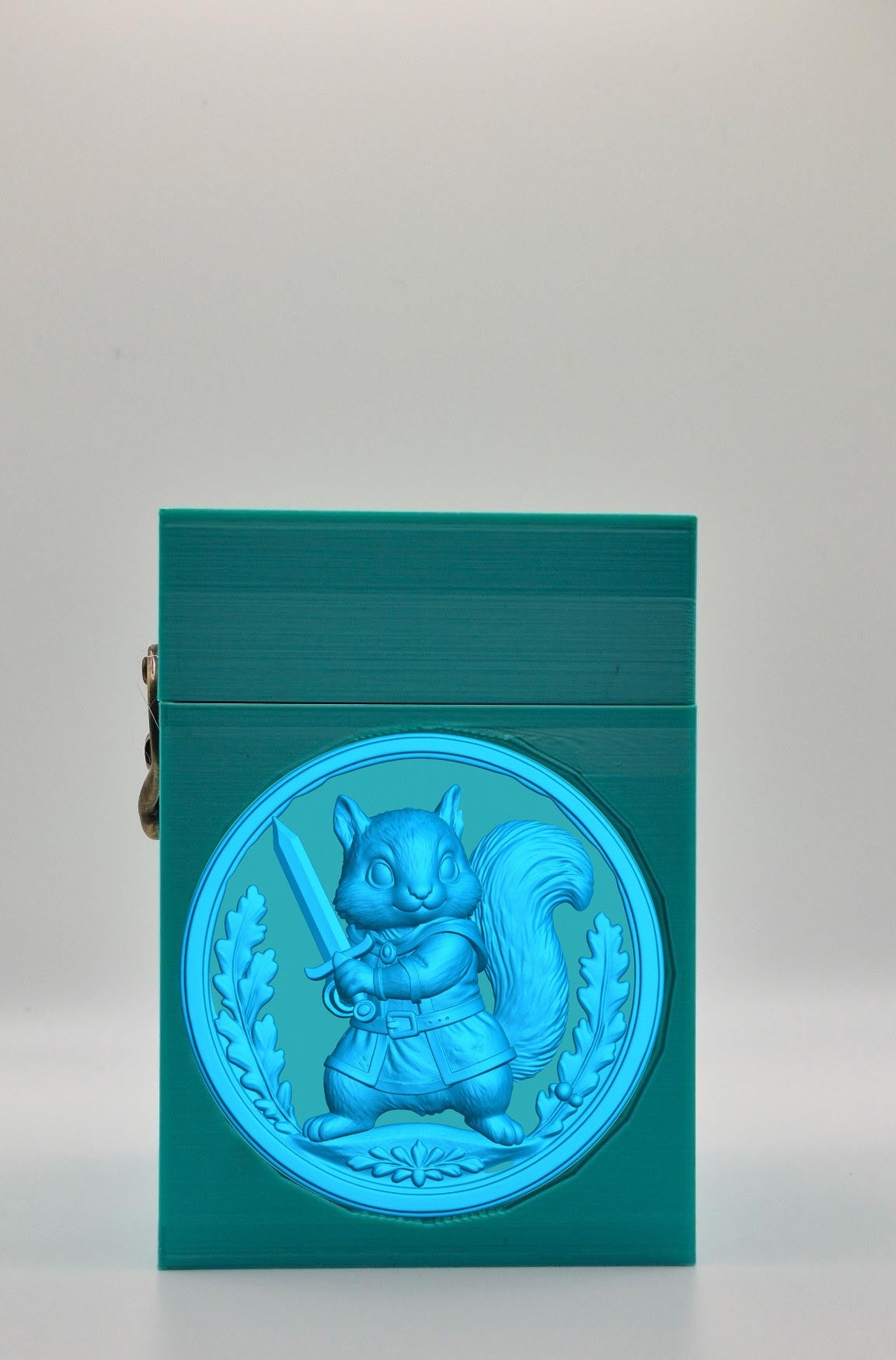 Squirrel Card Box — Green