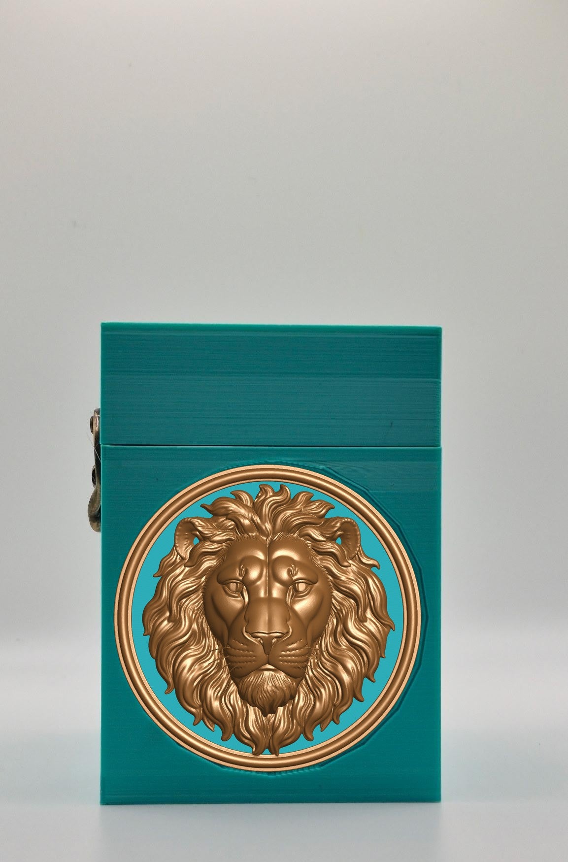 Lion Card Box — Green
