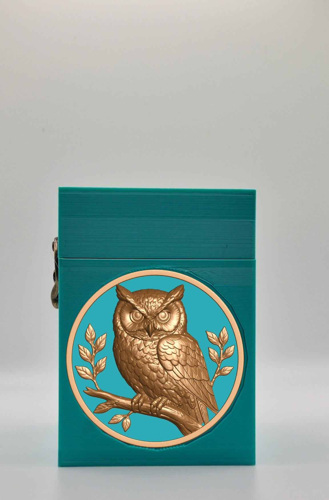 Owl Card Box — Green