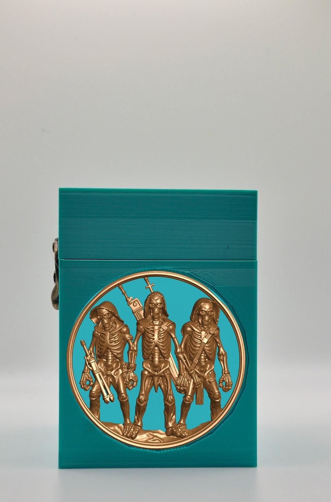 Skeleton Army Card Box — Green