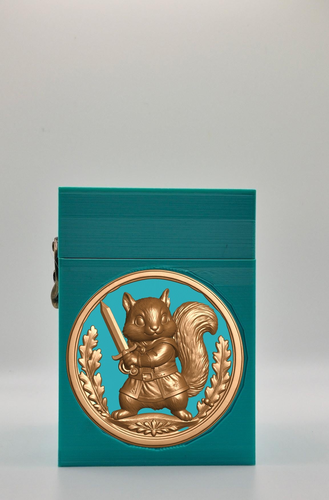 Squirrel Card Box — Green