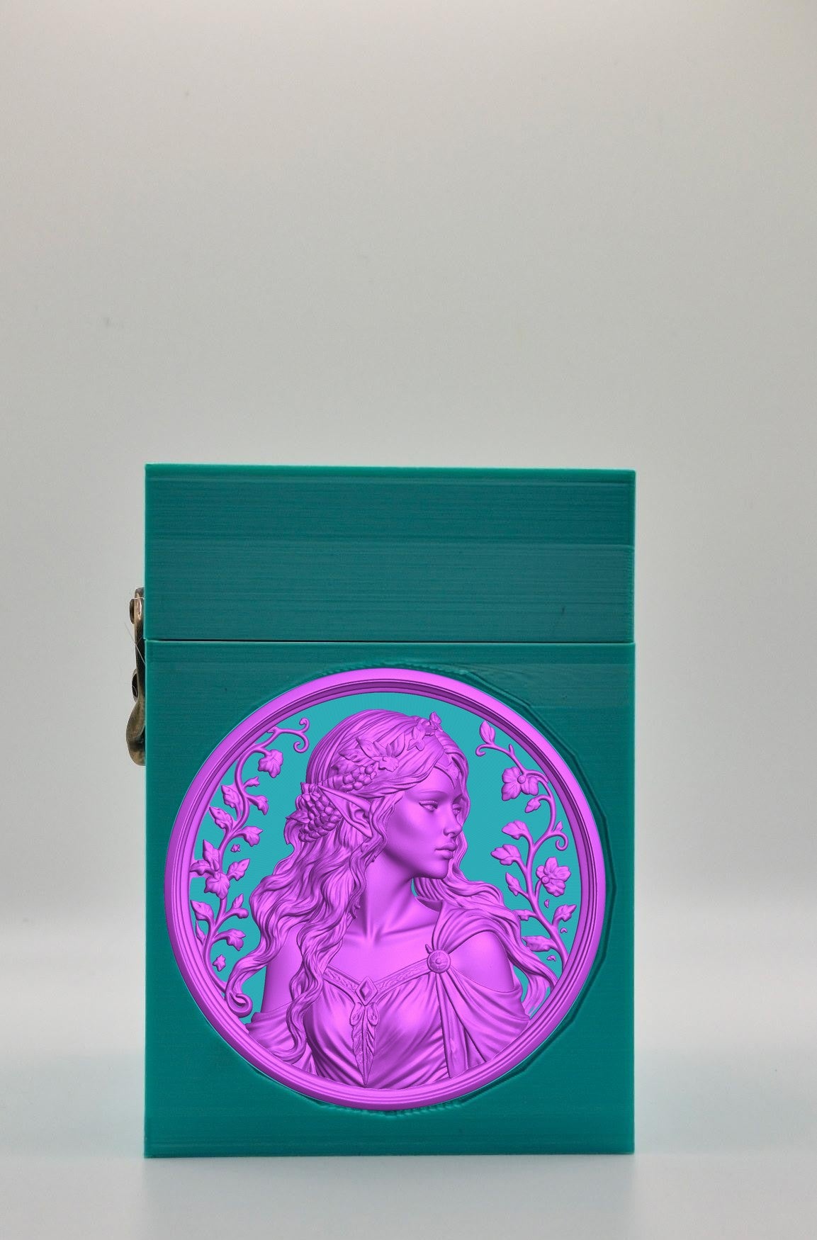 Elf Maiden Card Box — Green