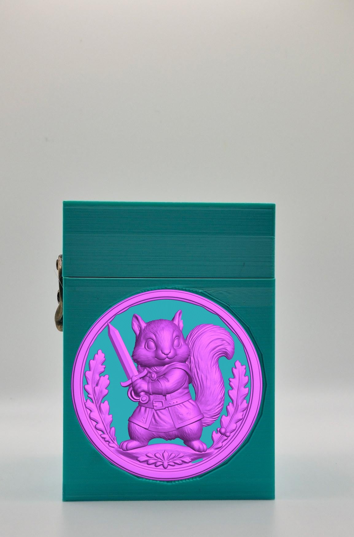 Squirrel Card Box — Green