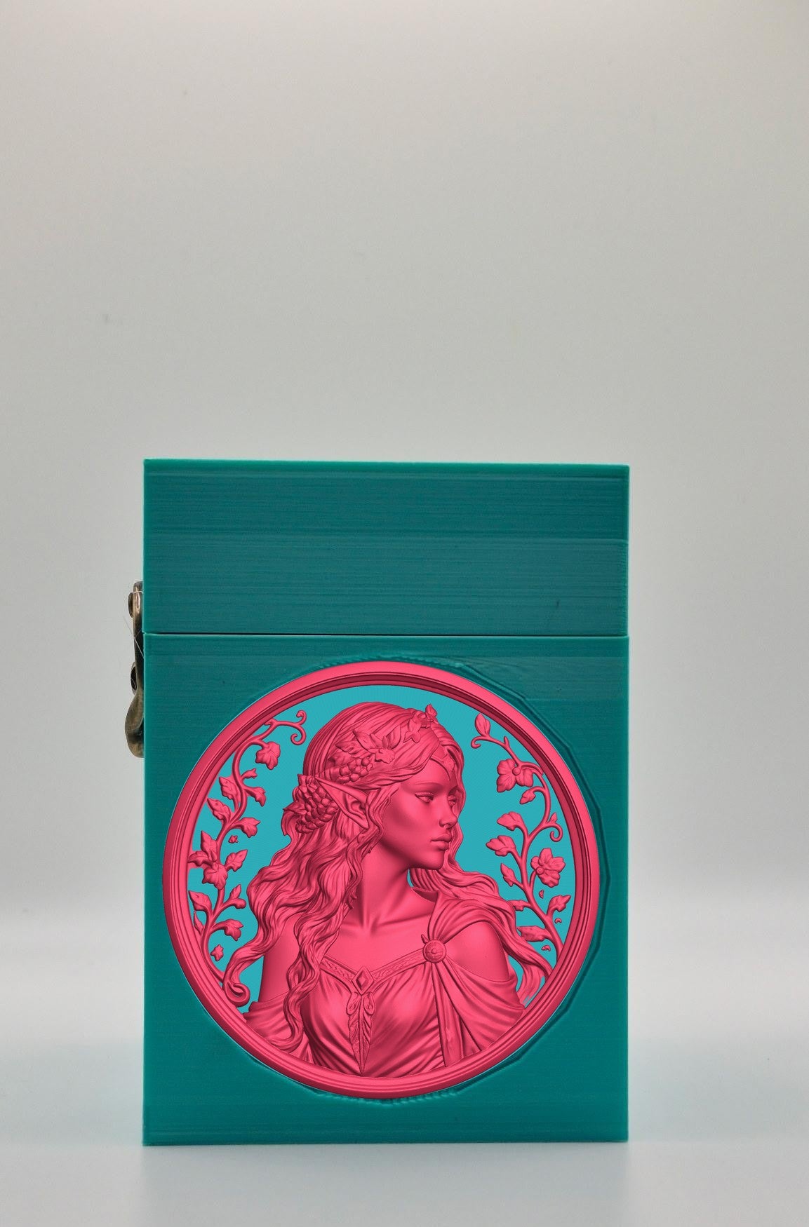 Elf Maiden Card Box — Green
