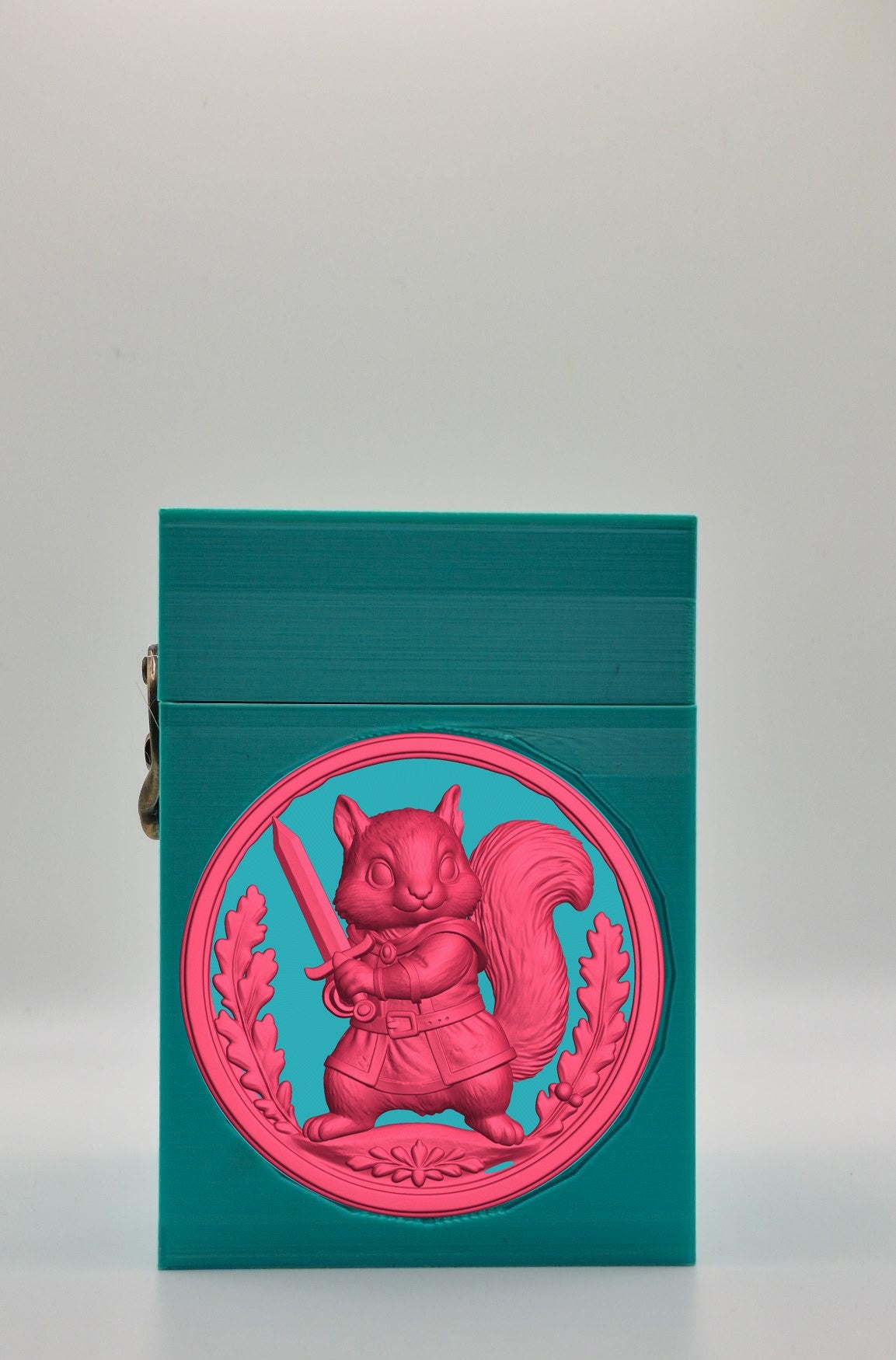 Squirrel Card Box — Green