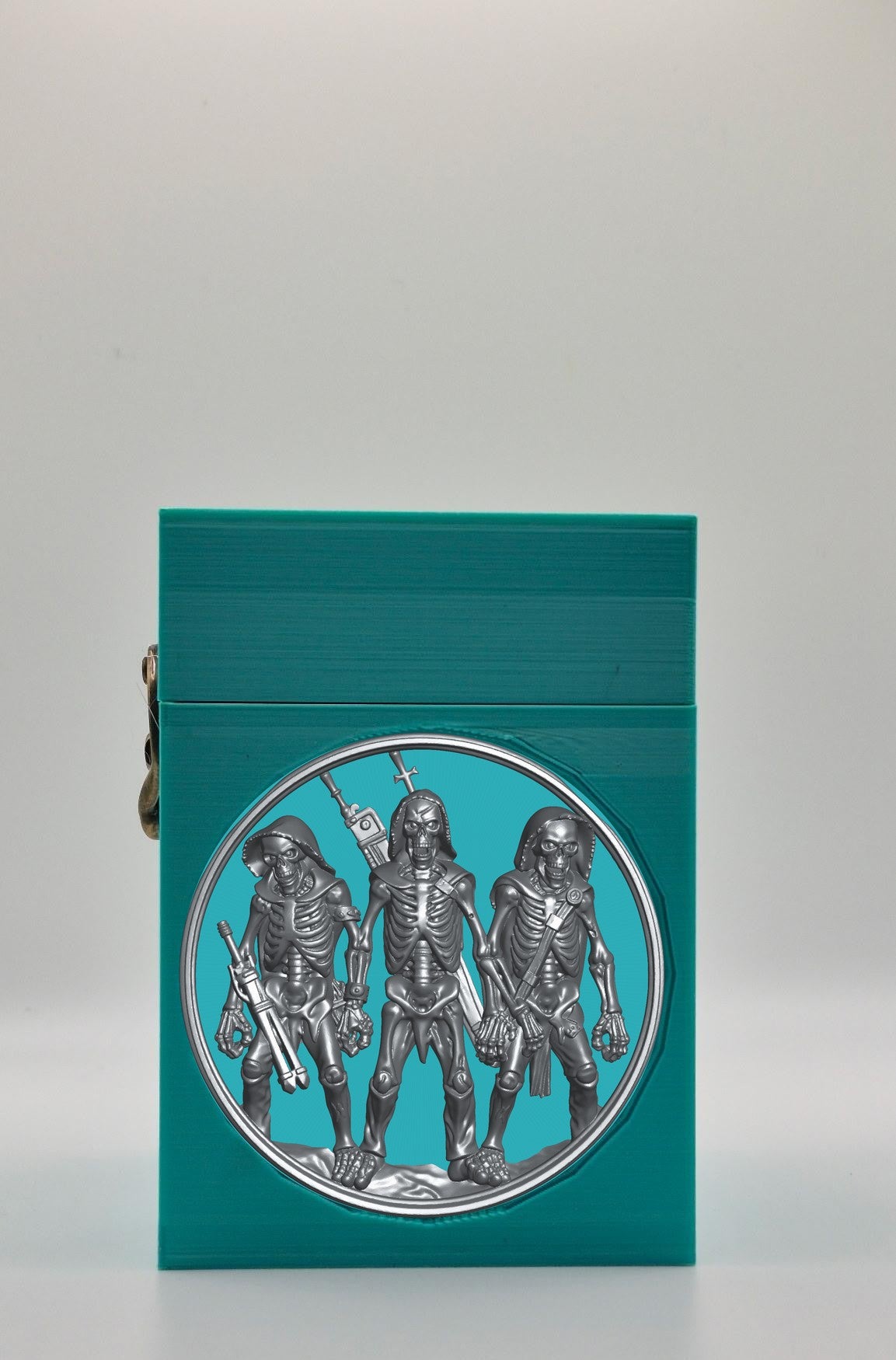 Skeleton Army Card Box — Green
