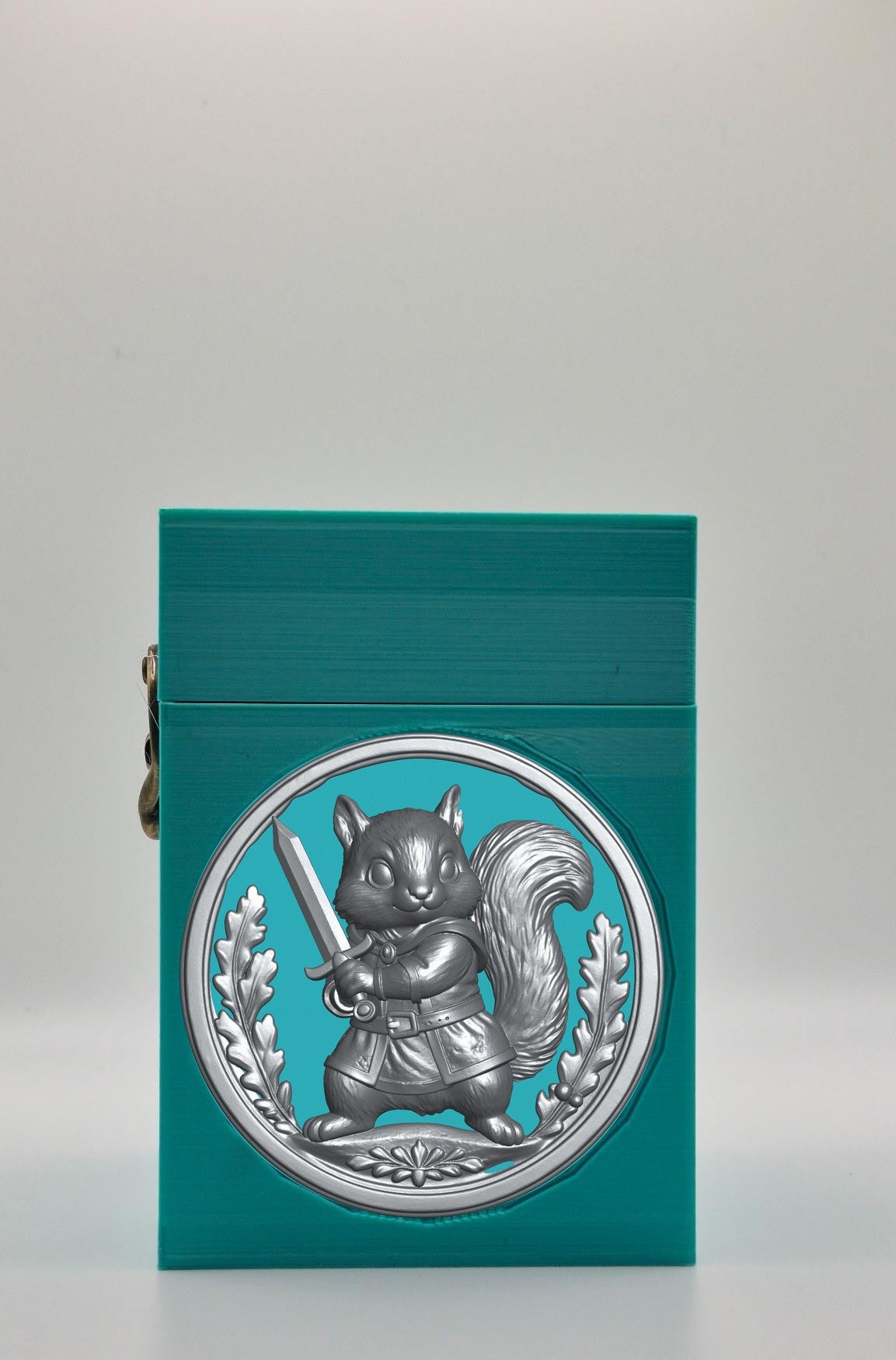 Squirrel Card Box — Green