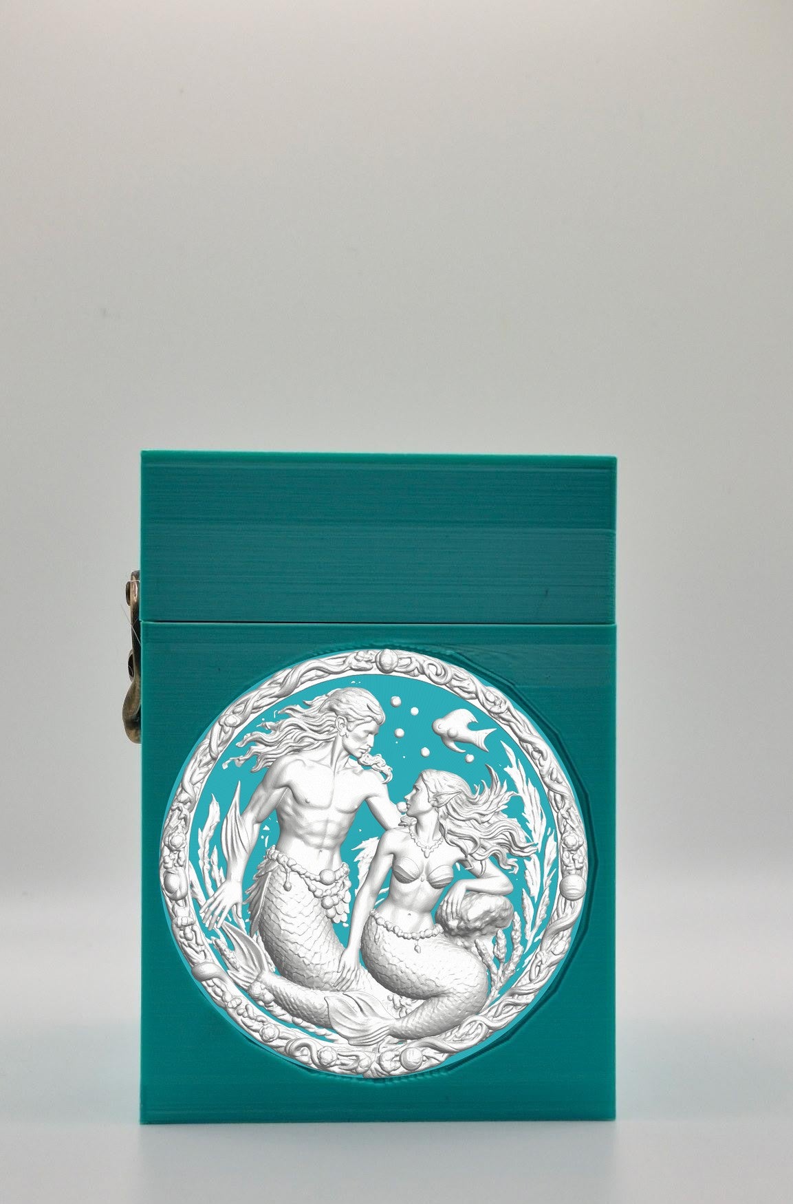 Merfolk Card Box — Green