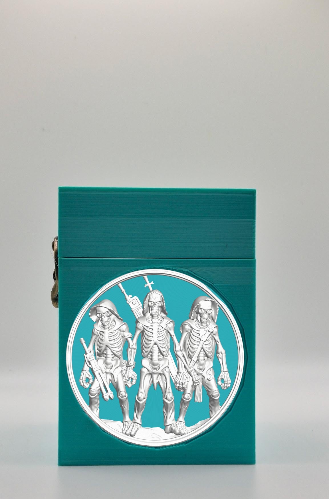 Skeleton Army Card Box — Green