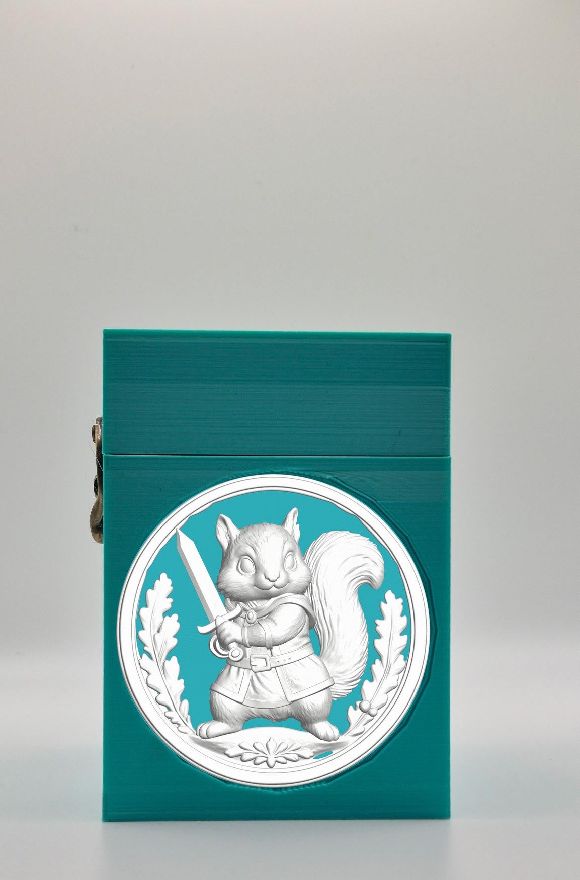 Squirrel Card Box — Green