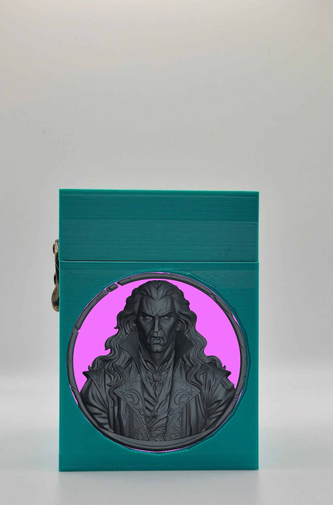Gothic Vampire Card Box — Green