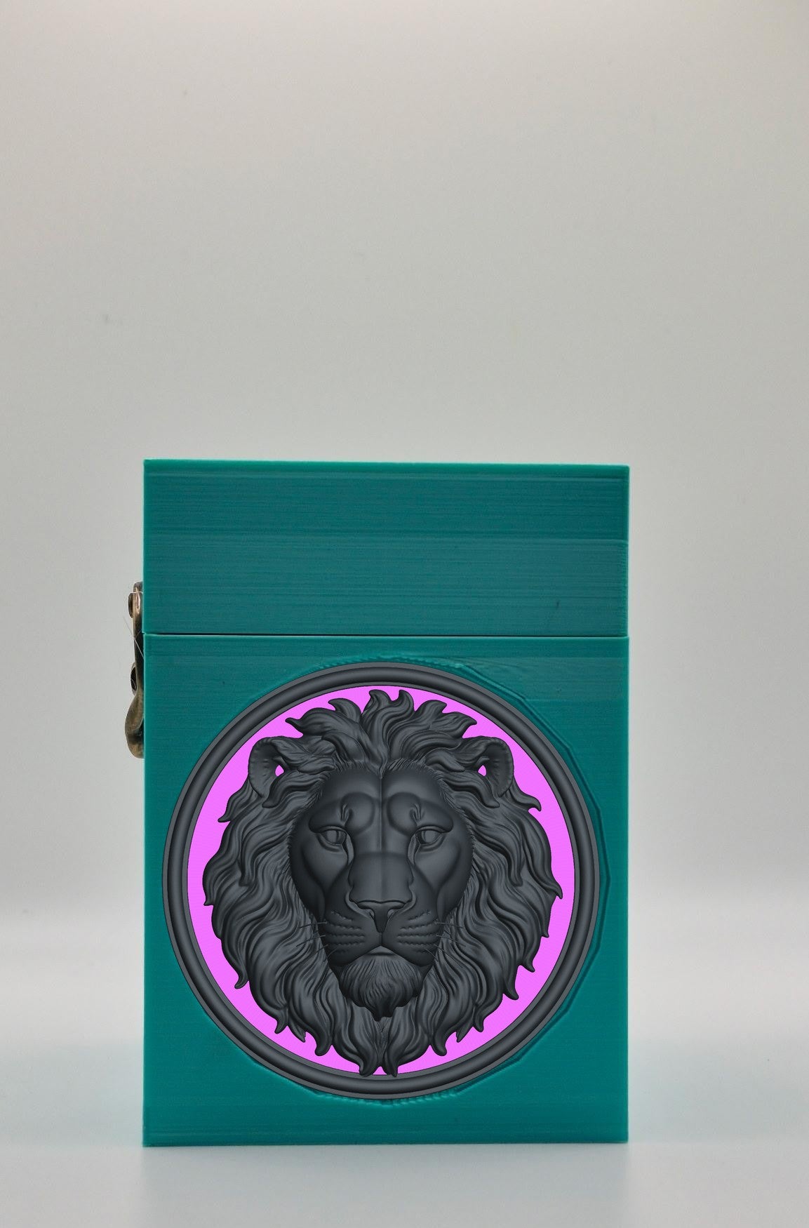 Lion Card Box — Green