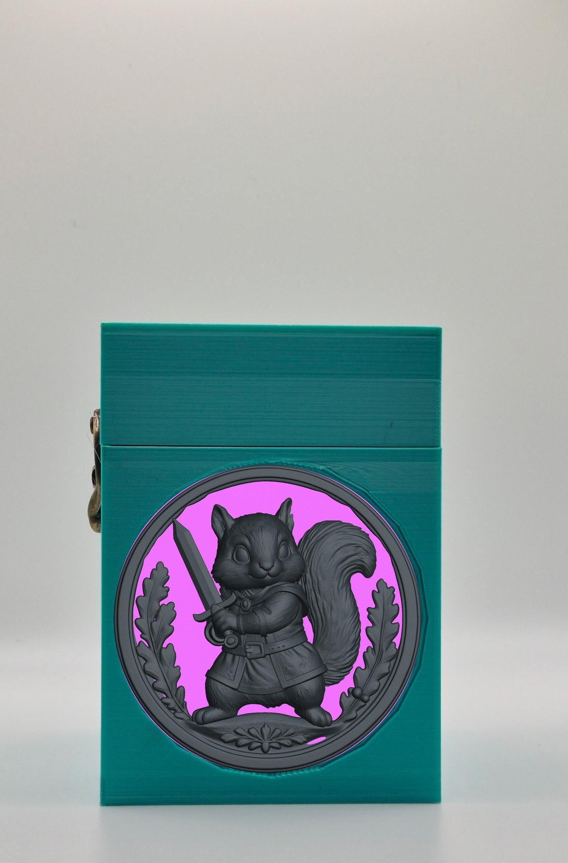 Squirrel Card Box — Green