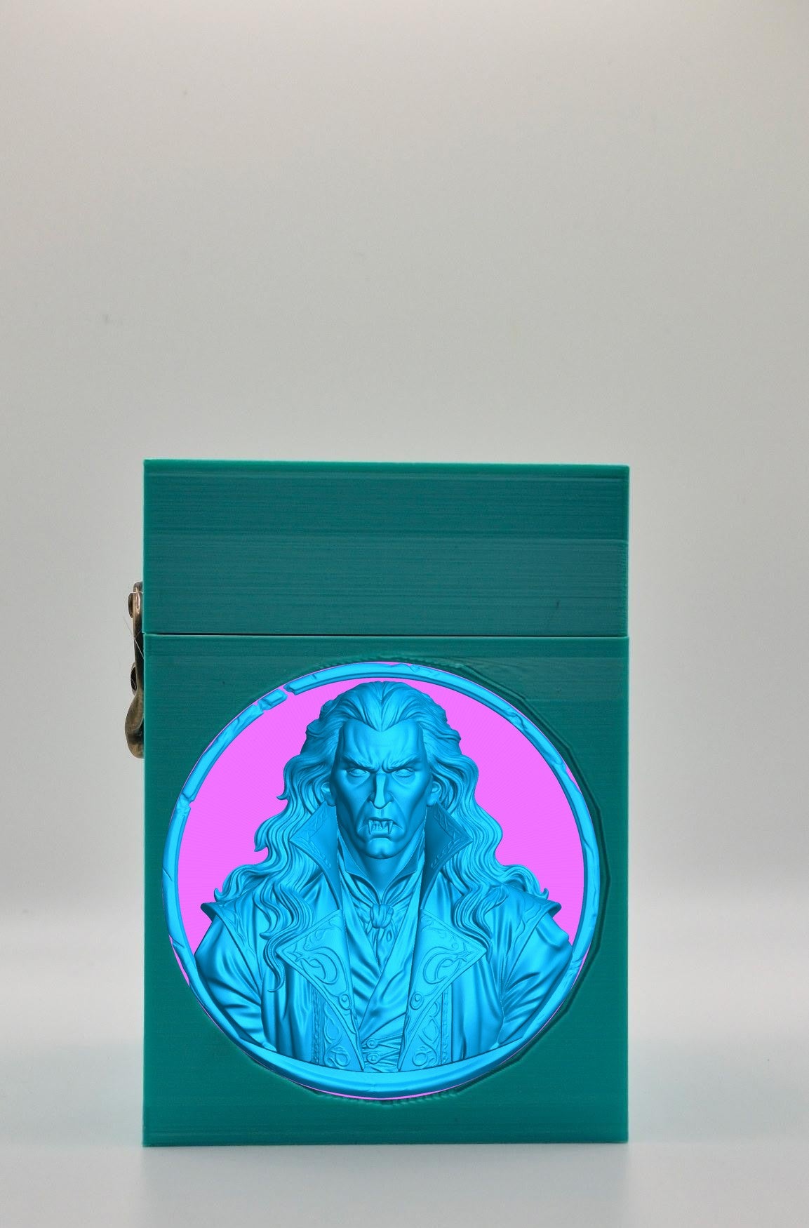 Gothic Vampire Card Box — Green