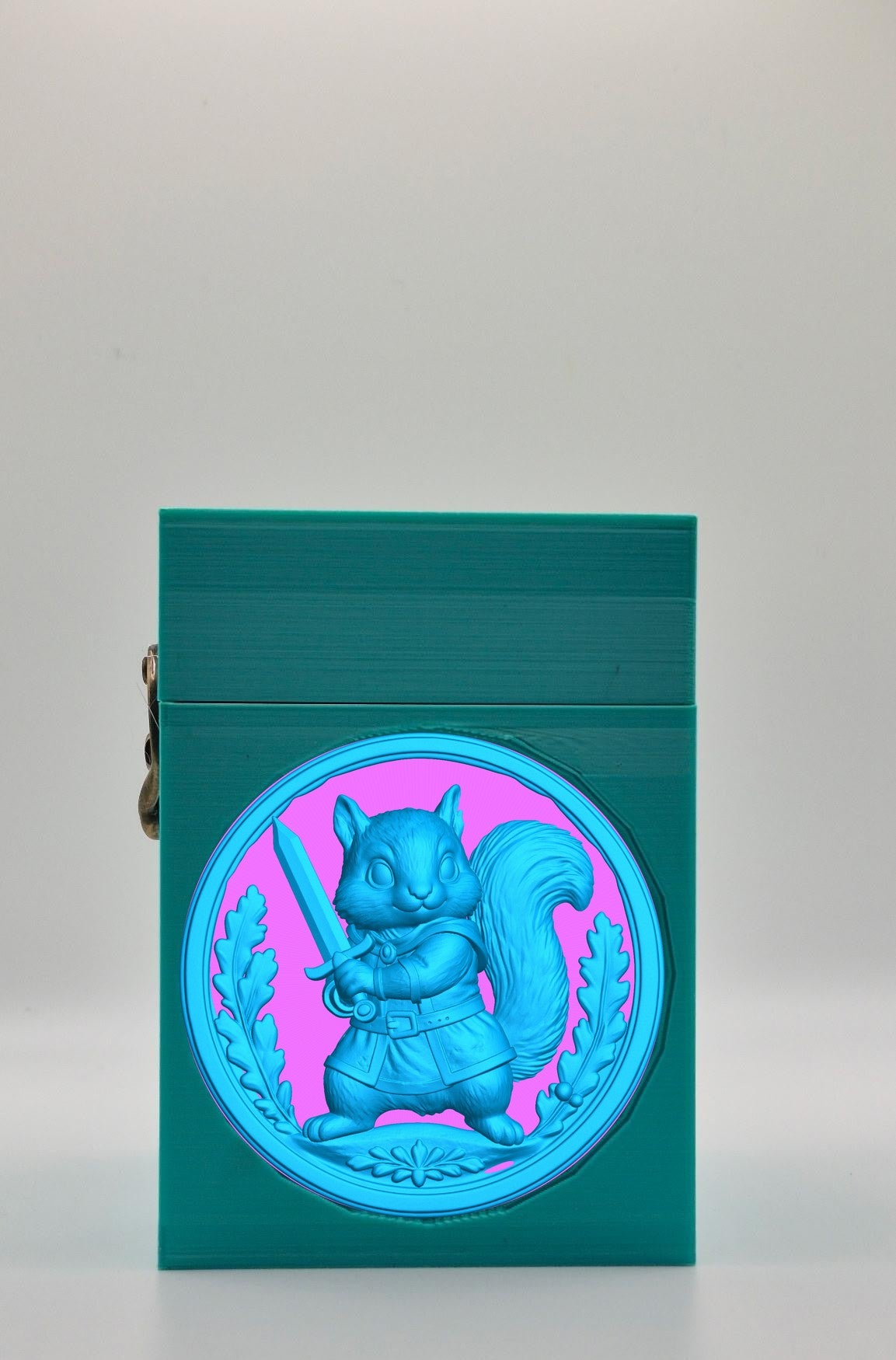 Squirrel Card Box — Green