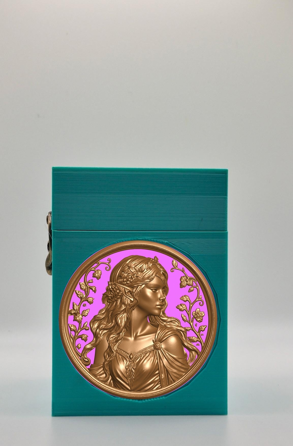 Elf Maiden Card Box — Green