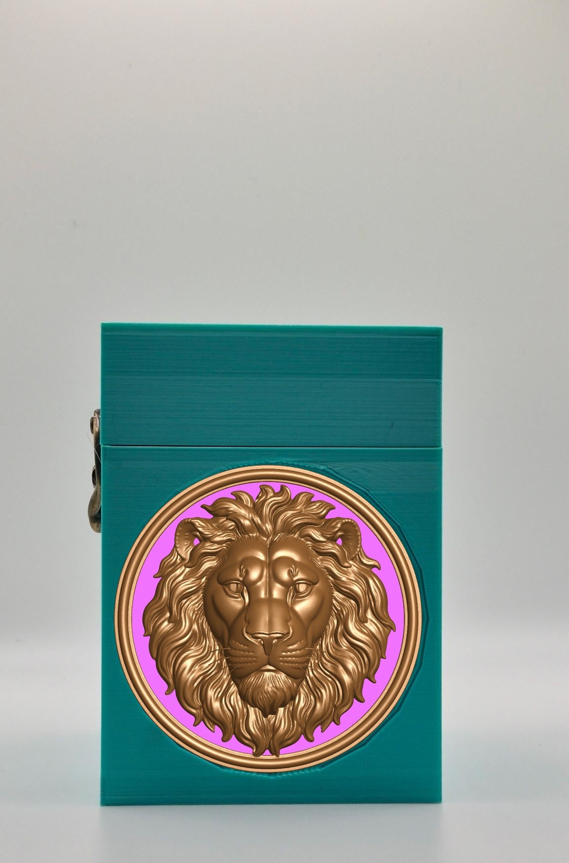 Lion Card Box — Green