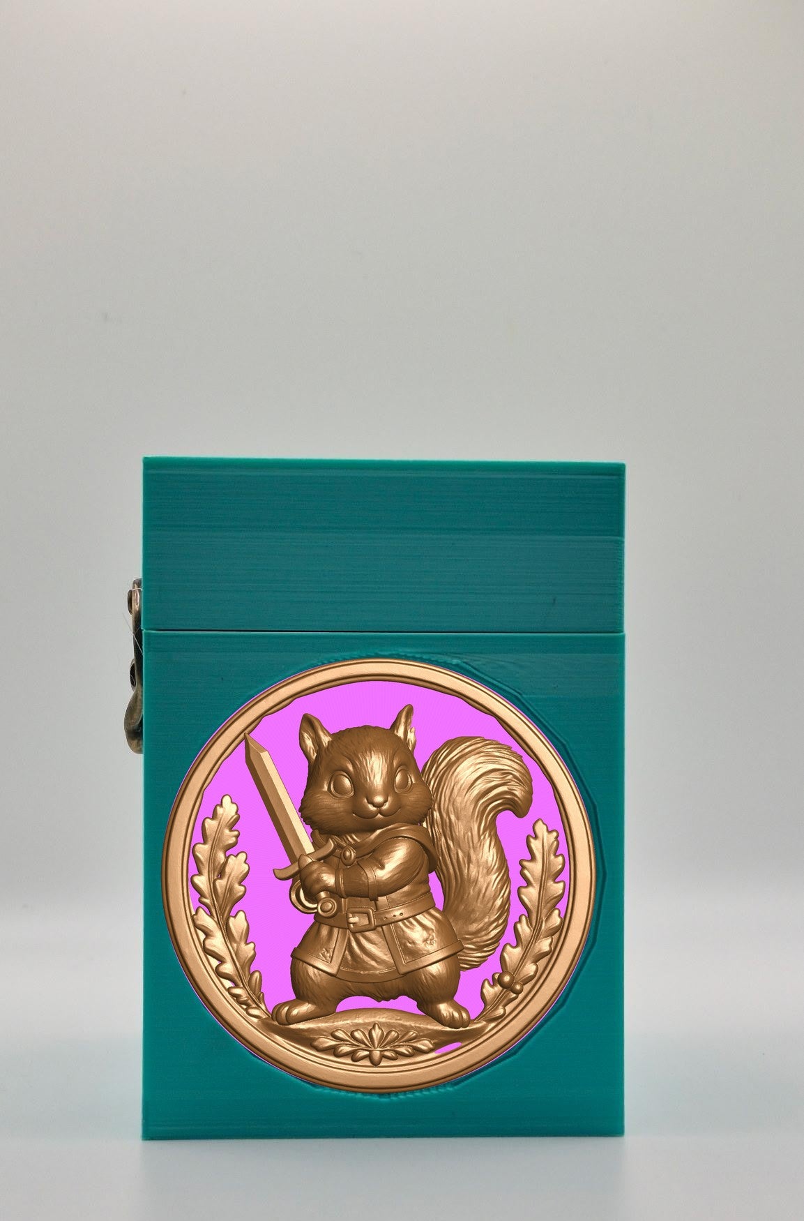Squirrel Card Box — Green