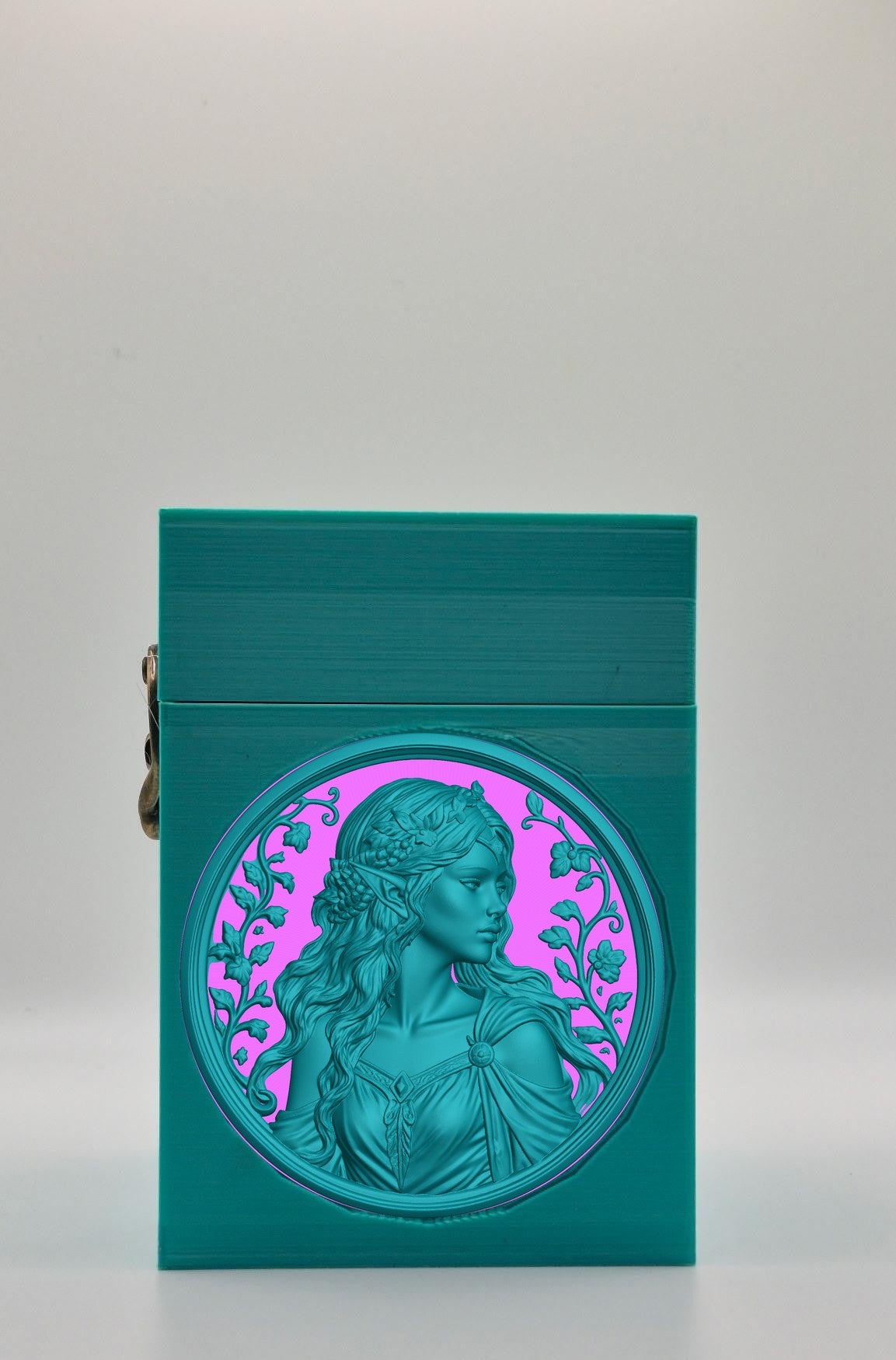 Elf Maiden Card Box — Green