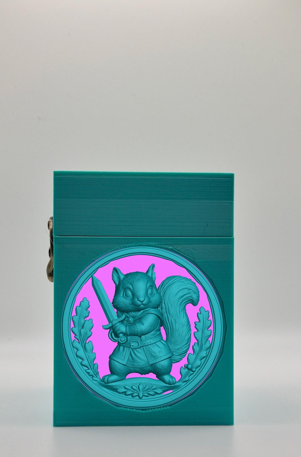 Squirrel Card Box — Green