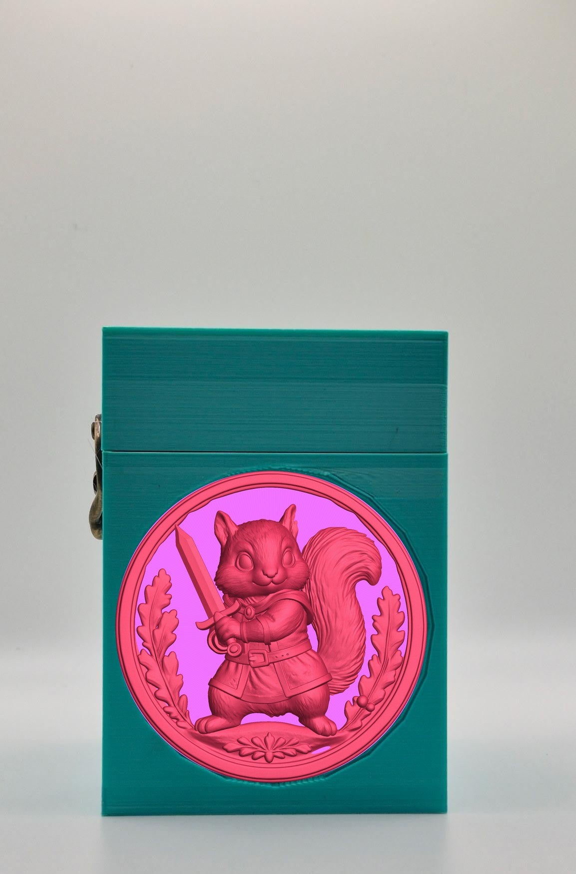 Squirrel Card Box — Green
