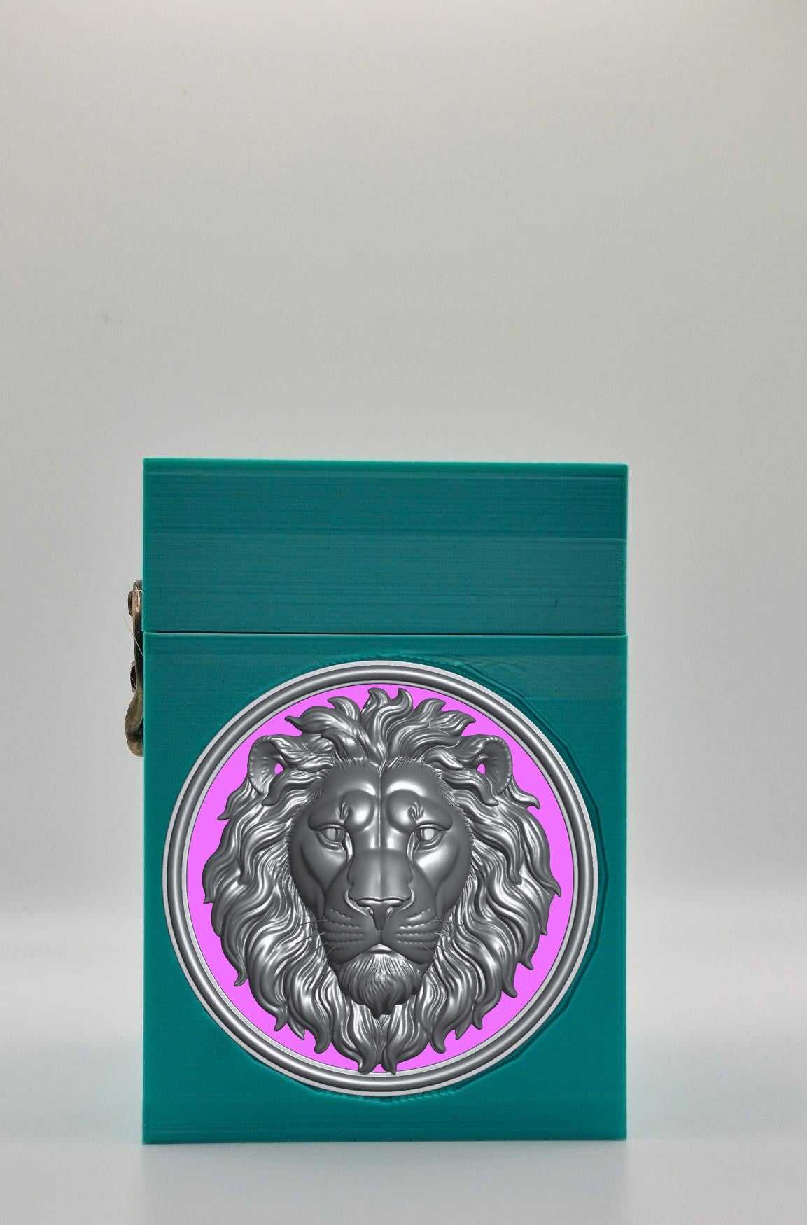 Lion Card Box — Green