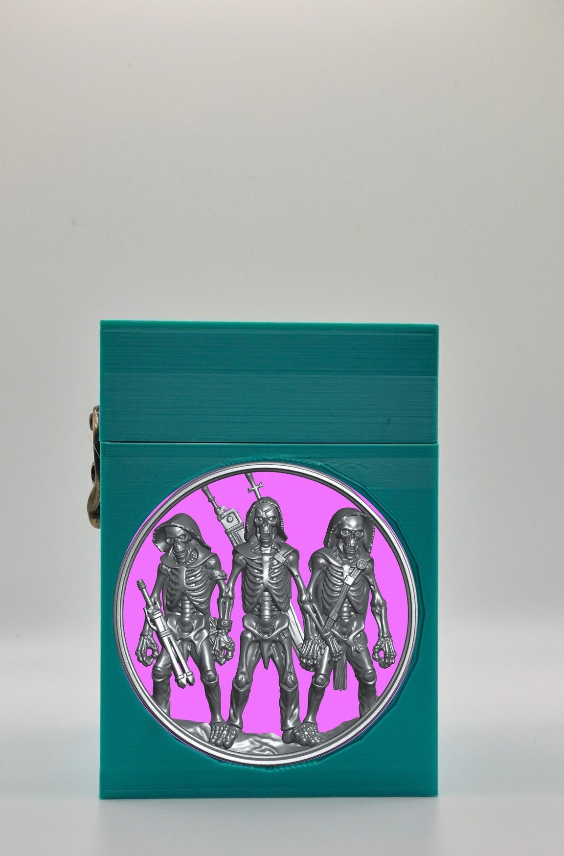 Skeleton Army Card Box — Green