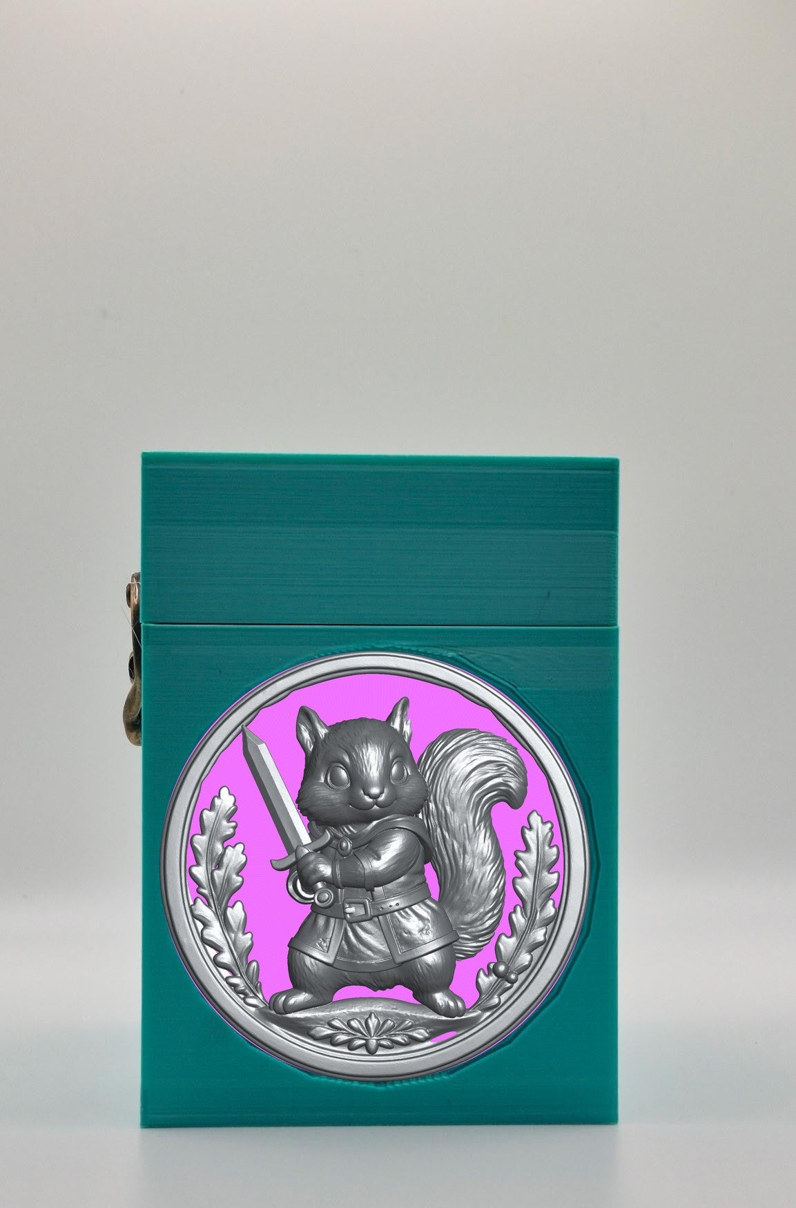 Squirrel Card Box — Green