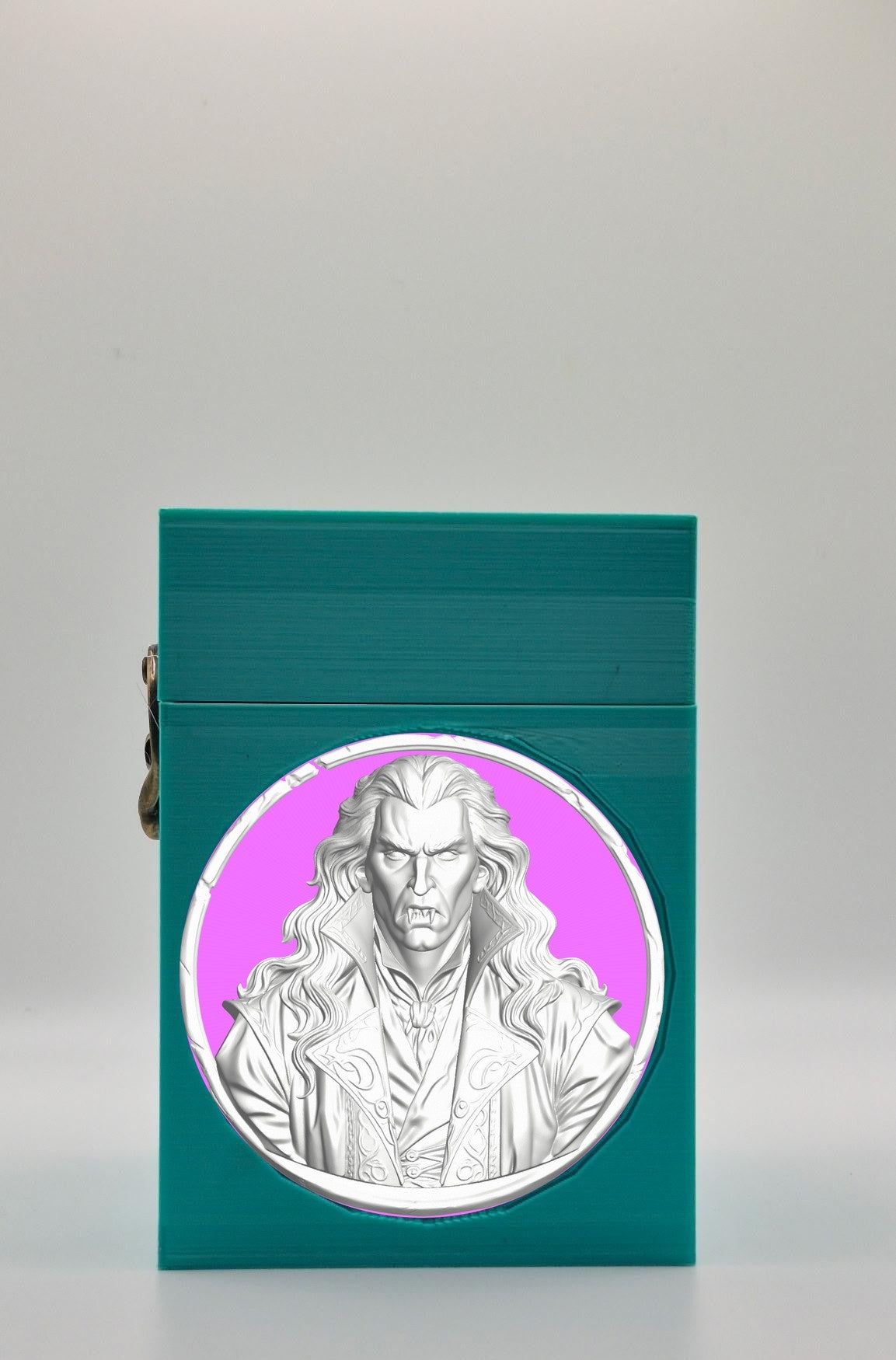 Gothic Vampire Card Box — Green