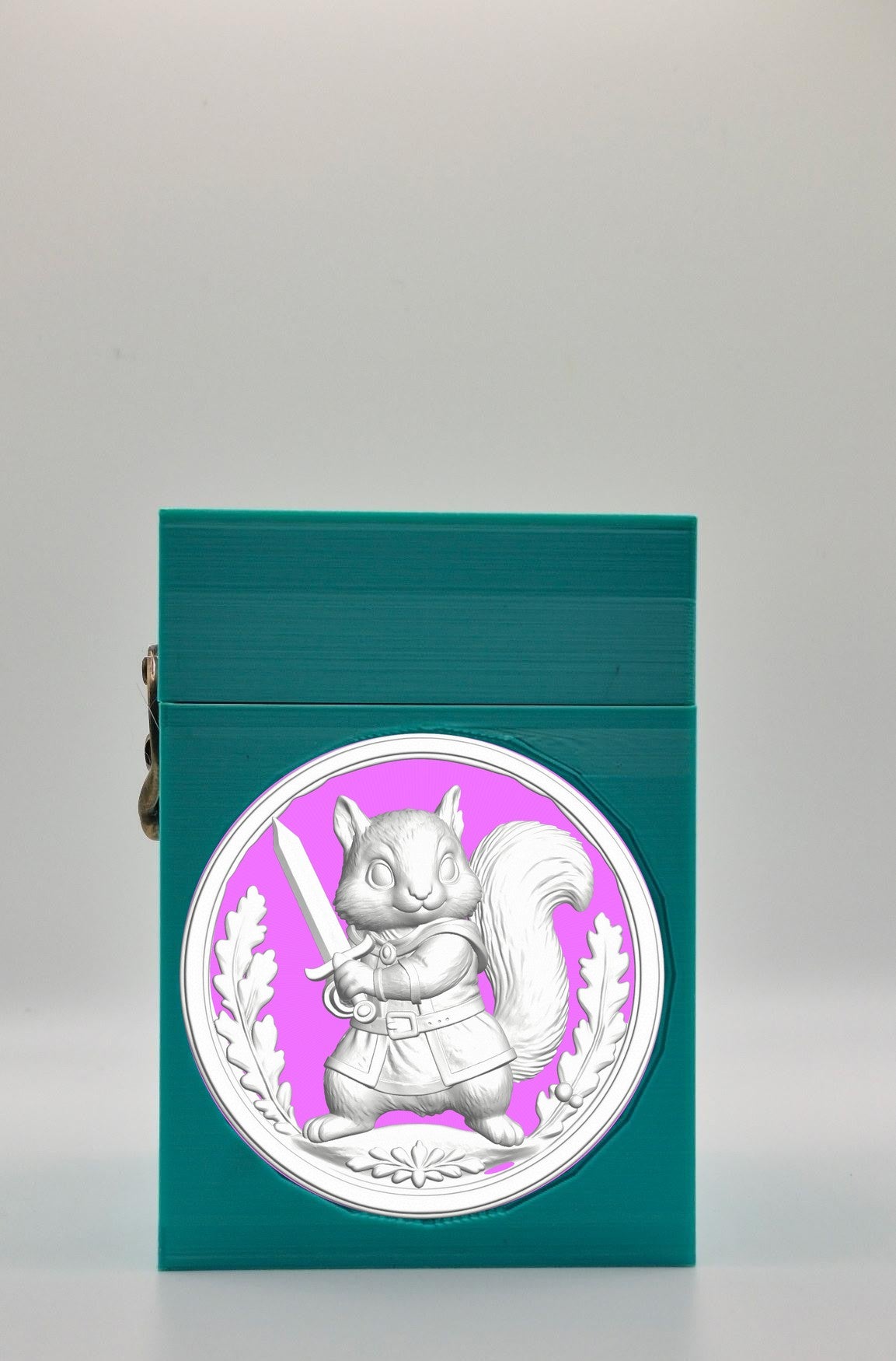 Squirrel Card Box — Green