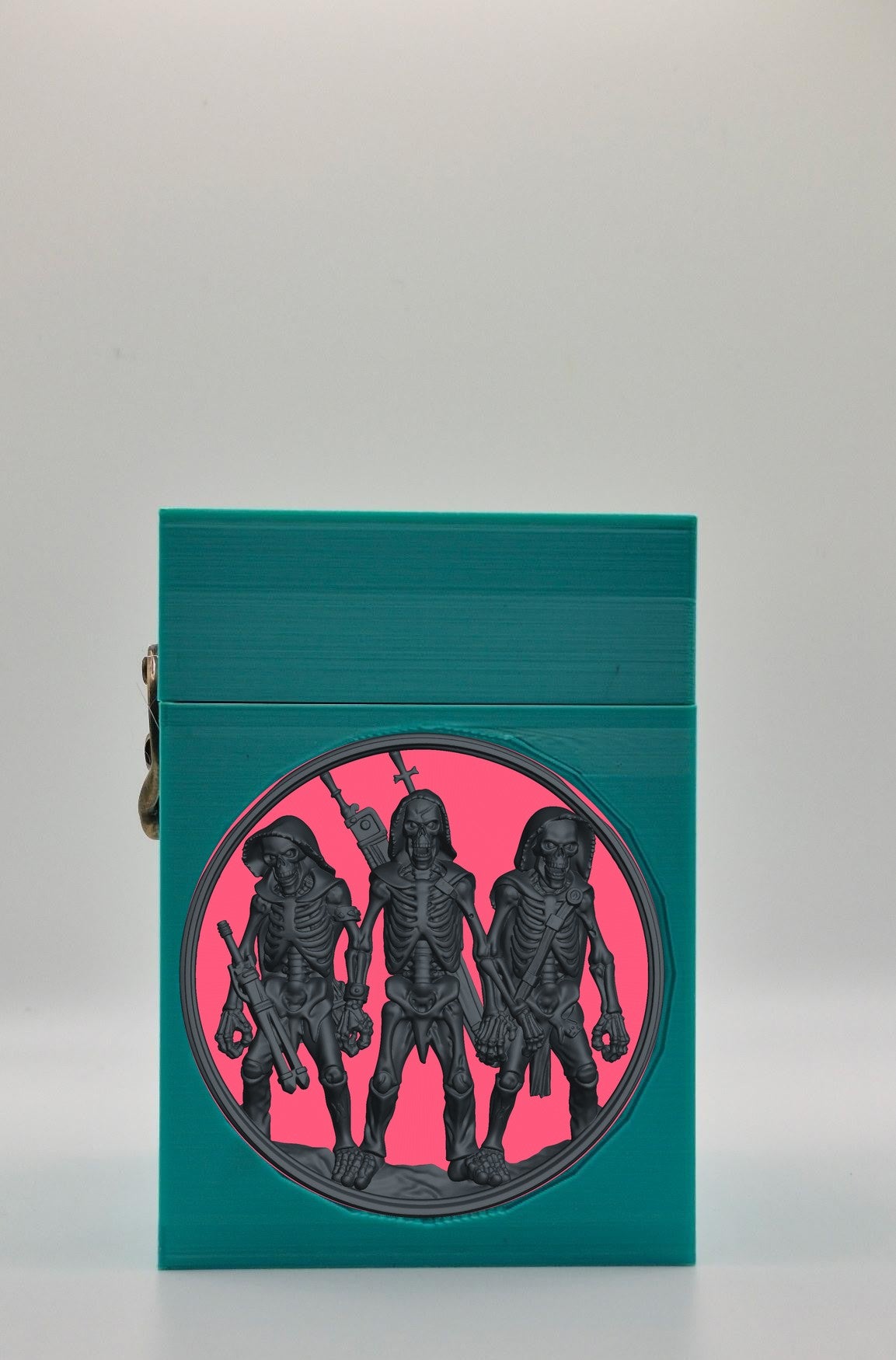 Skeleton Army Card Box — Green