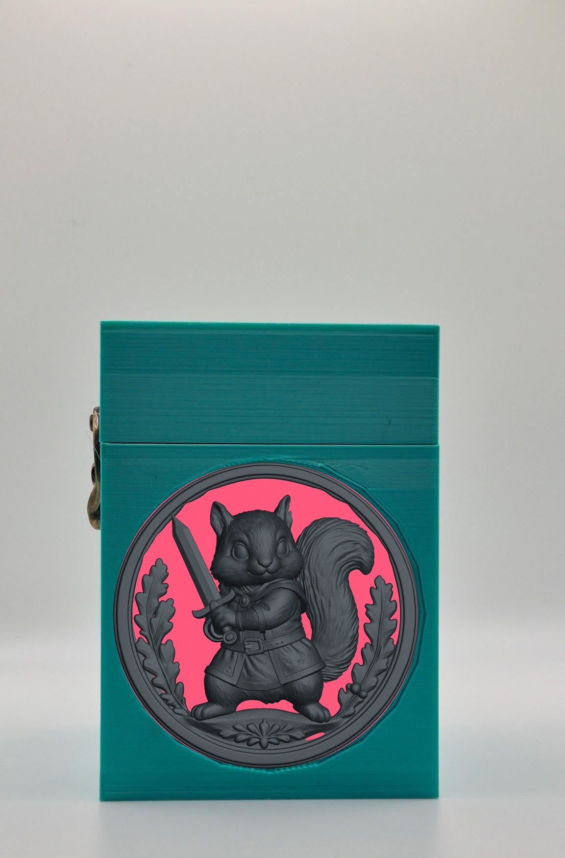 Squirrel Card Box — Green