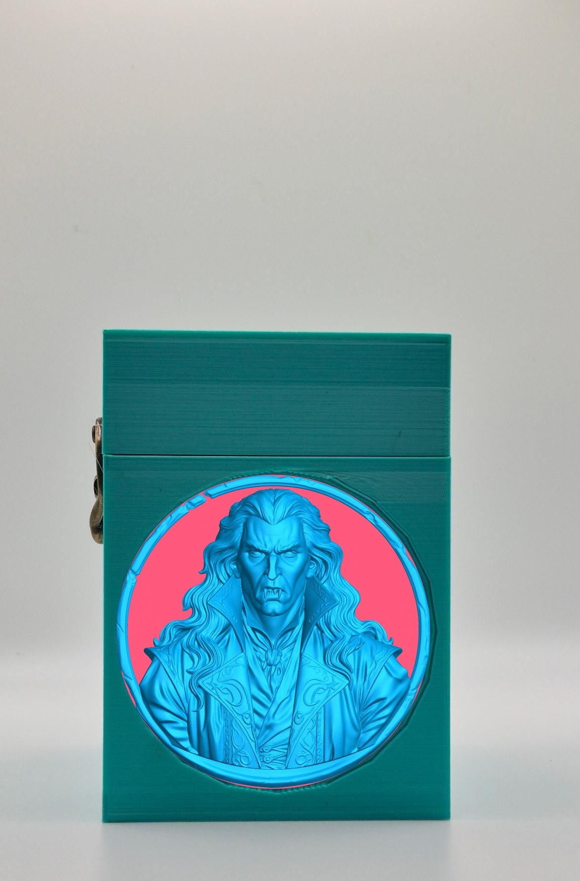 Gothic Vampire Card Box — Green