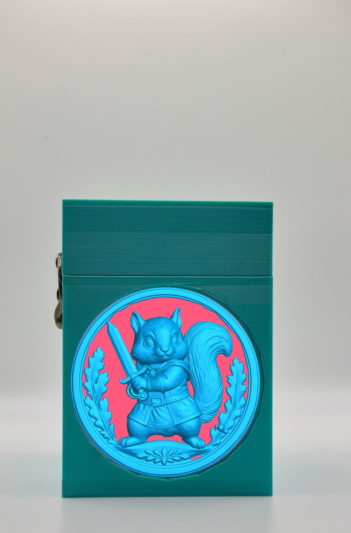 Squirrel Card Box — Green