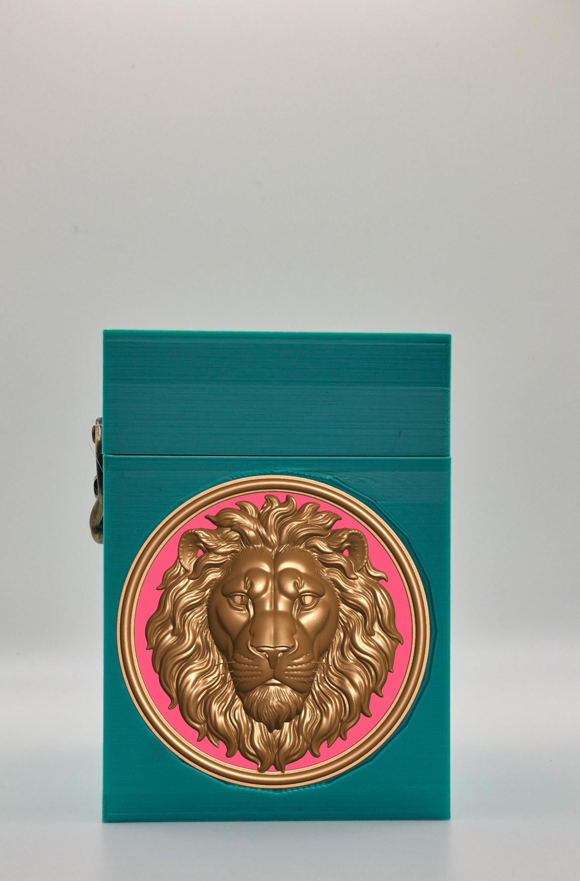 Lion Card Box — Green