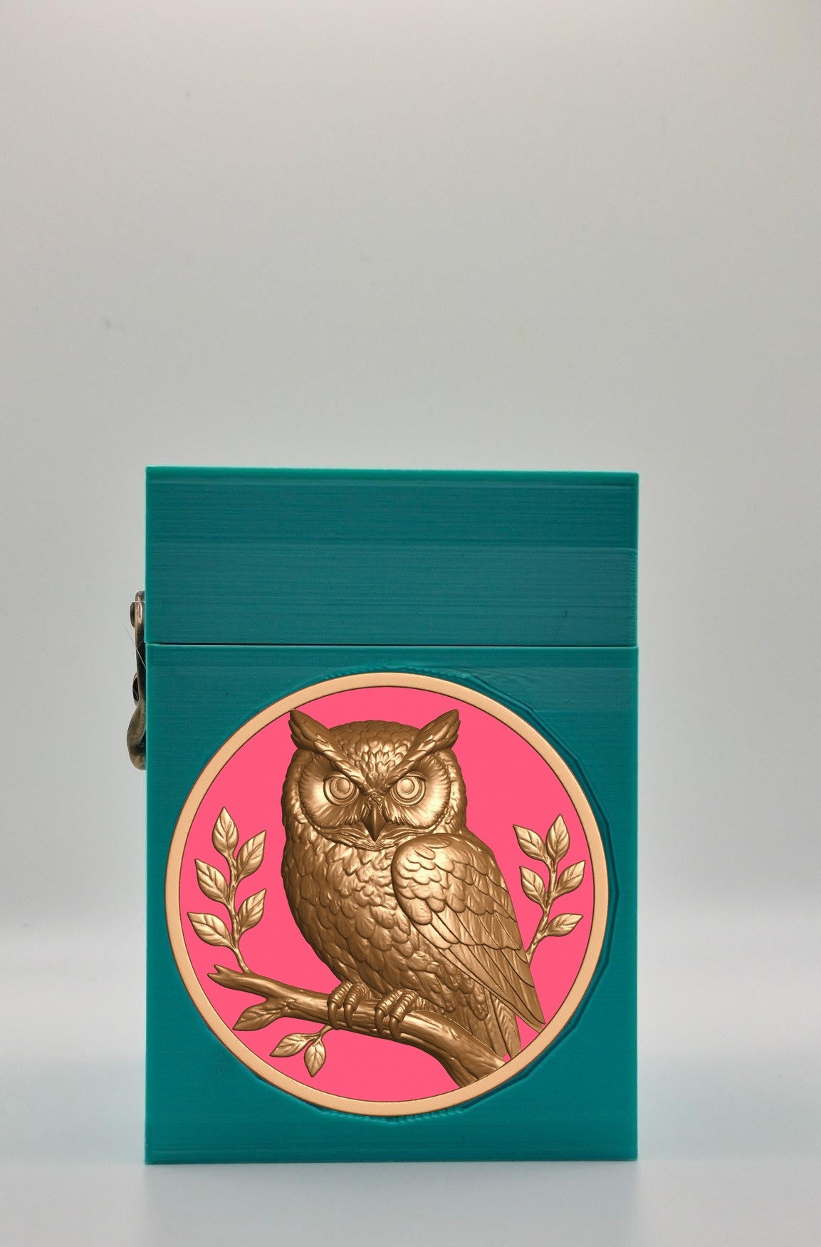 Owl Card Box — Green